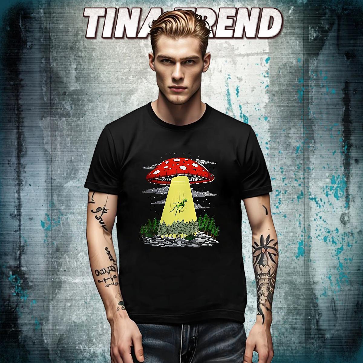 2024 Designer Tshirts mushroom Street Casual 100% Cotton 230g Clothes O Neck Short Sleeves Wholesale T-Shirts Asian Size