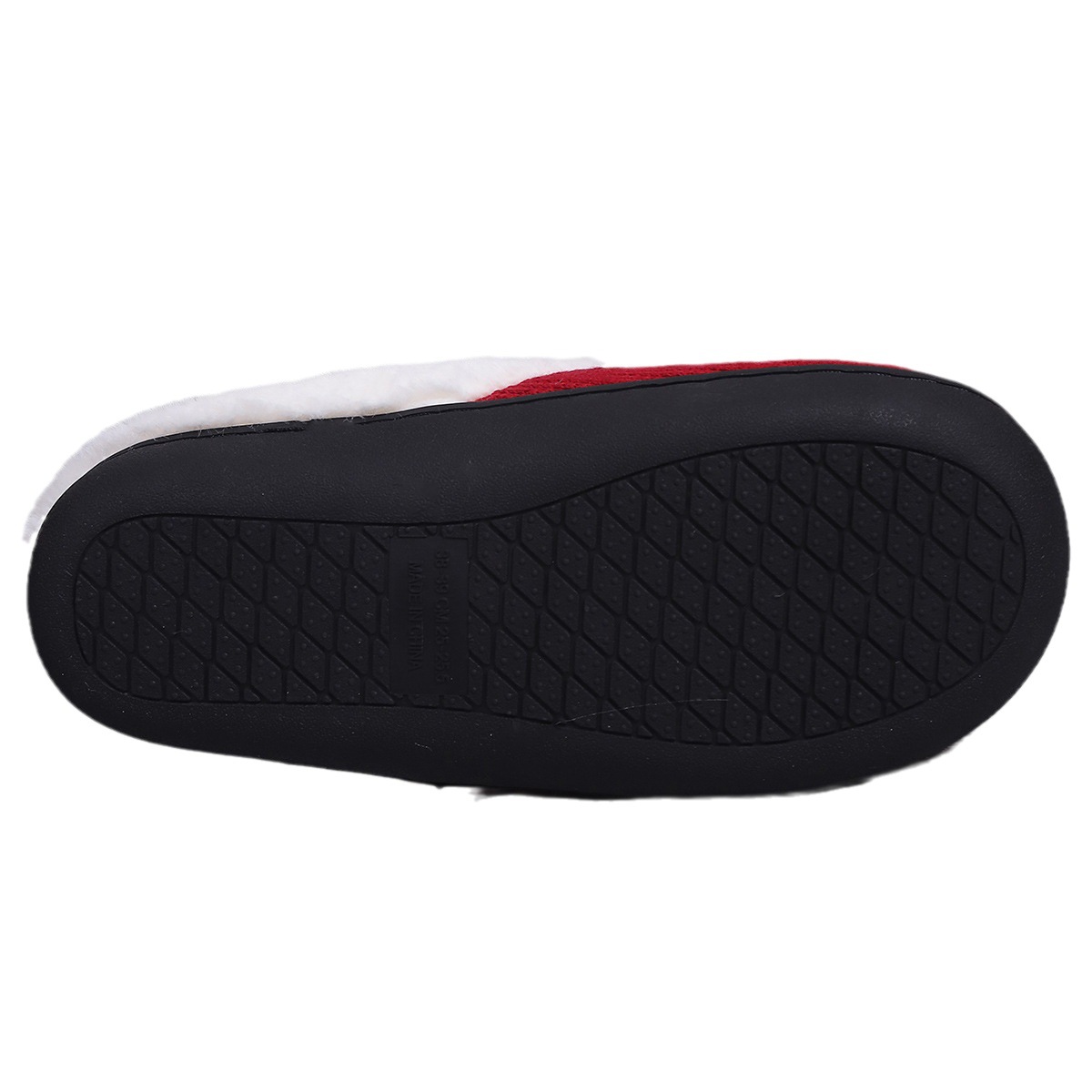 Fashion slippers men women knitted wool and fluffy slipper for couples simple and comfortable home thick-soled warm cotton slippers winter non-slip