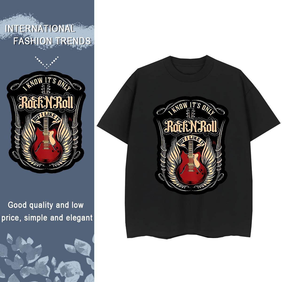 Designer Couples T Shirts 100% Cotton 230g rock Street Wear Womens T Shirts Short sleeve Soft Cartoon Floral Printing Tees Shirts