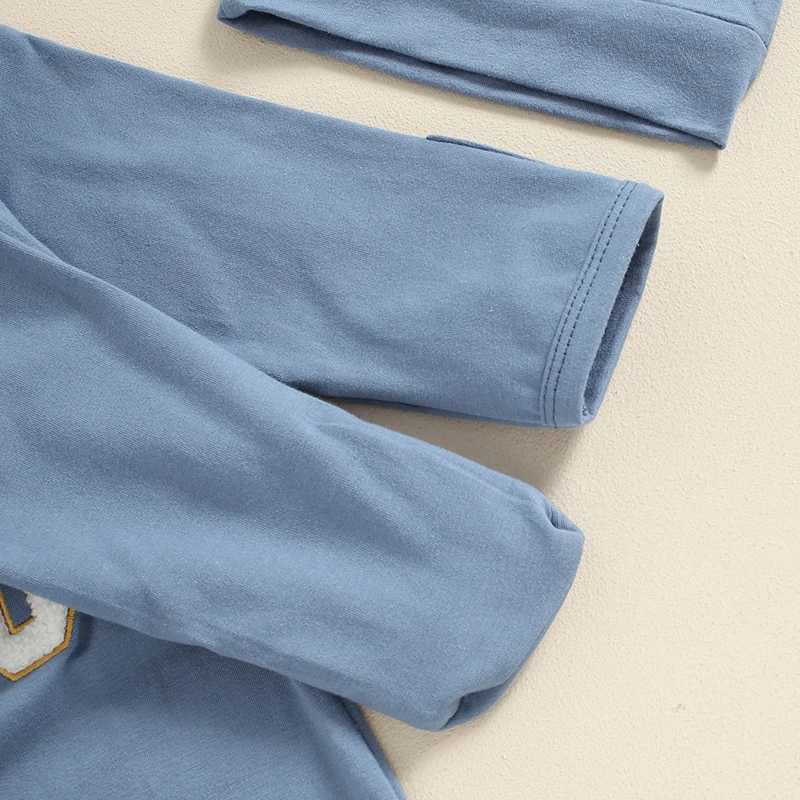SUNSIOM Baby Sleeping Bag Knotted Gown with Hat Long Sleeve Letter Embroidery Newborn Sleeper Sleeping Bag for Boys Girls M240824