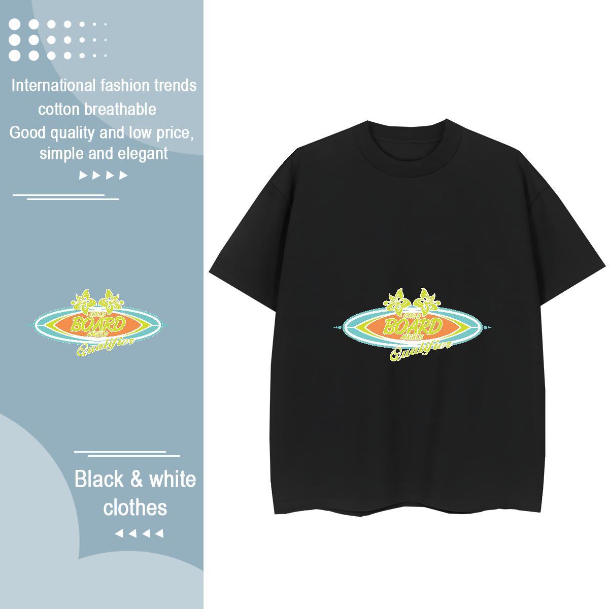 Designer Nice Couples T Shirts 100% Cotton 230g letter High Street Hip Hop Woman T Shirts Breathable Customized Print Tops Shirt