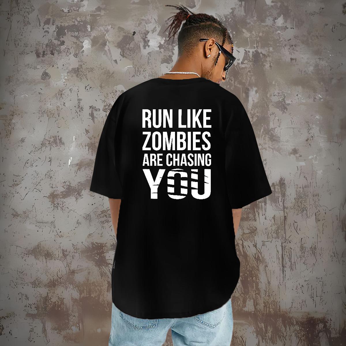 Cool T-Shirts 230g 100% Cotton letter Daily Wear Black Oversized Breathable Short Sleeve Tshirt for Man Woman Fashion New Tops Shirt
