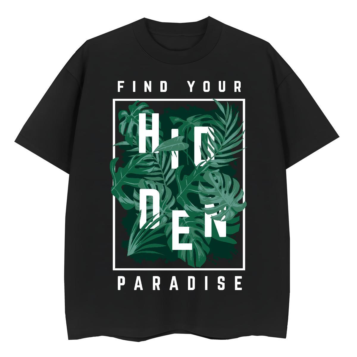 Classic Casual Men Tops Tees tree Home Outdoor 230g Cotton Tshirts Short Sleeve O-Neck High Quality Mens T Shirts Custom Cartoon
