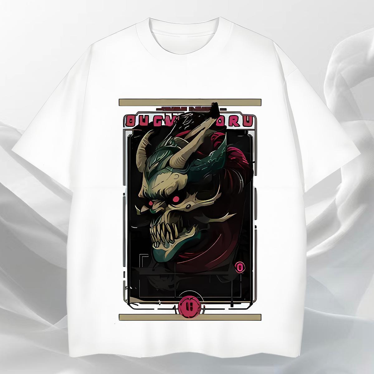Cool T Shirts Men 230g Cotton skull Street Casual DIY Logo Oversized Pure Cotton Men Tshirts Factory Direct Top Tees