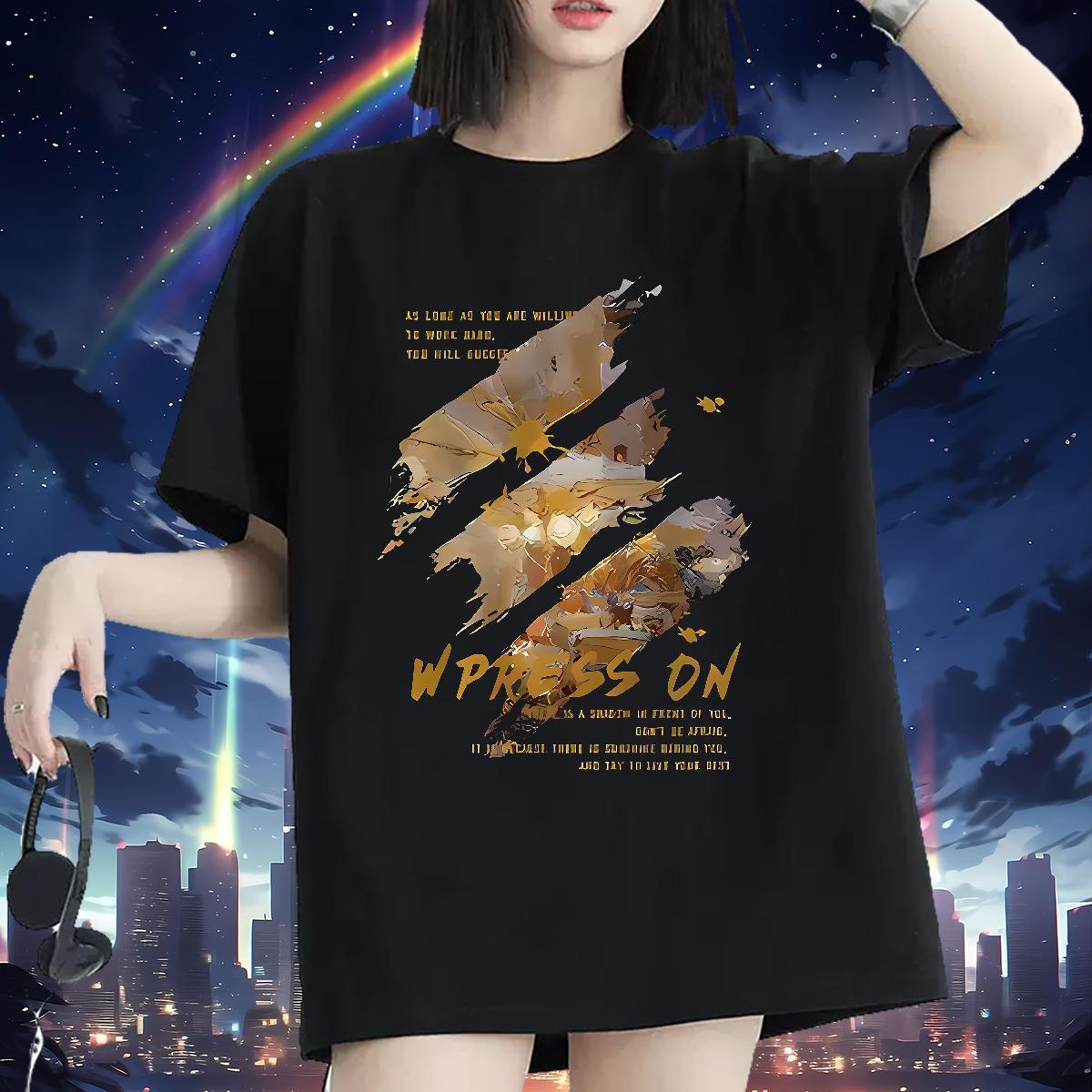 High quality Tshirt for Man Woman 230g Cotton painting Casual Womens T Shirts Short sleeve Soft Black Oversized Wear