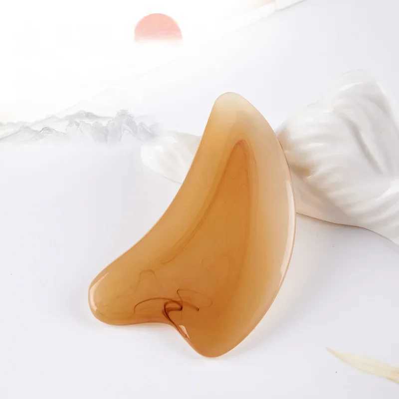 Resin Face Lifting Guasha Scraping Massage Facial Tools Massage Plate Reduce Puffiness Nose Lifting Nose Massager CL240824