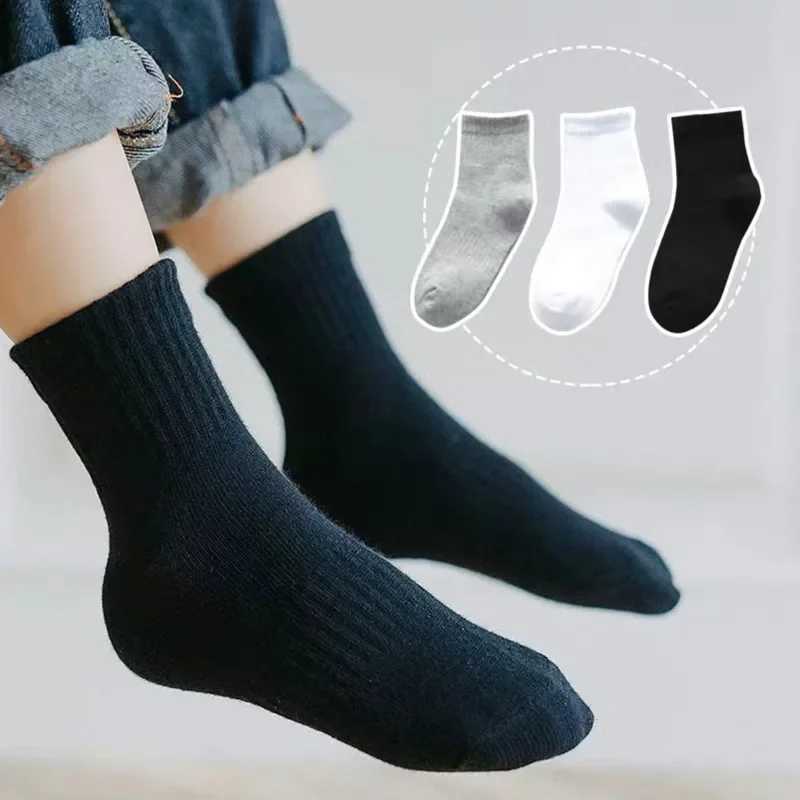 20 Pieces=10 Pairs Children Socks Spring Autumn Cotton High Quality Girls Boys Socks 1-9 Year Kids Socks CL240824