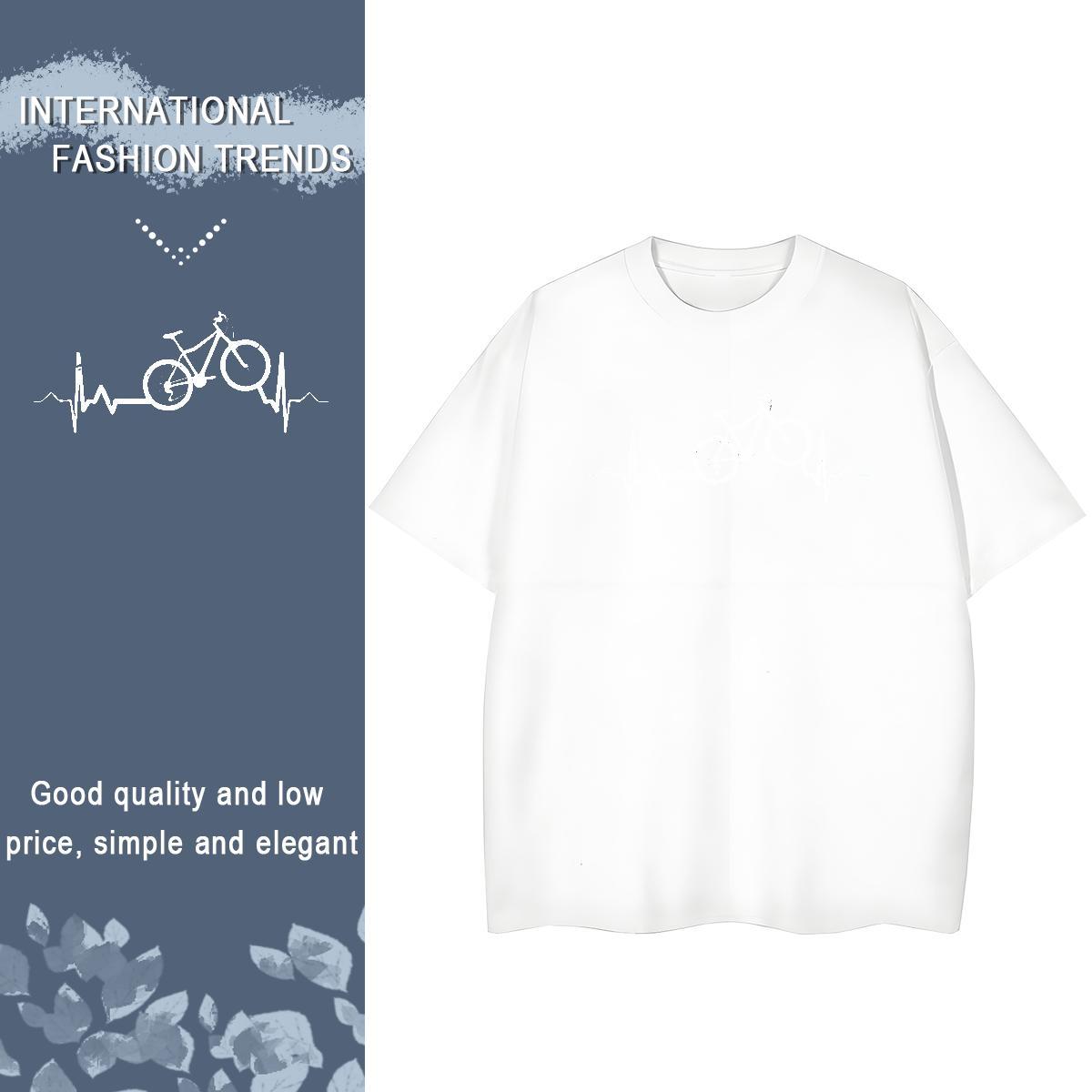 Comfortable Womens Tshirts 230g Cotton letter Casual Sport T-Shirts for Women Breathable Short Sleeve Plus Size Custom Tees Shirts