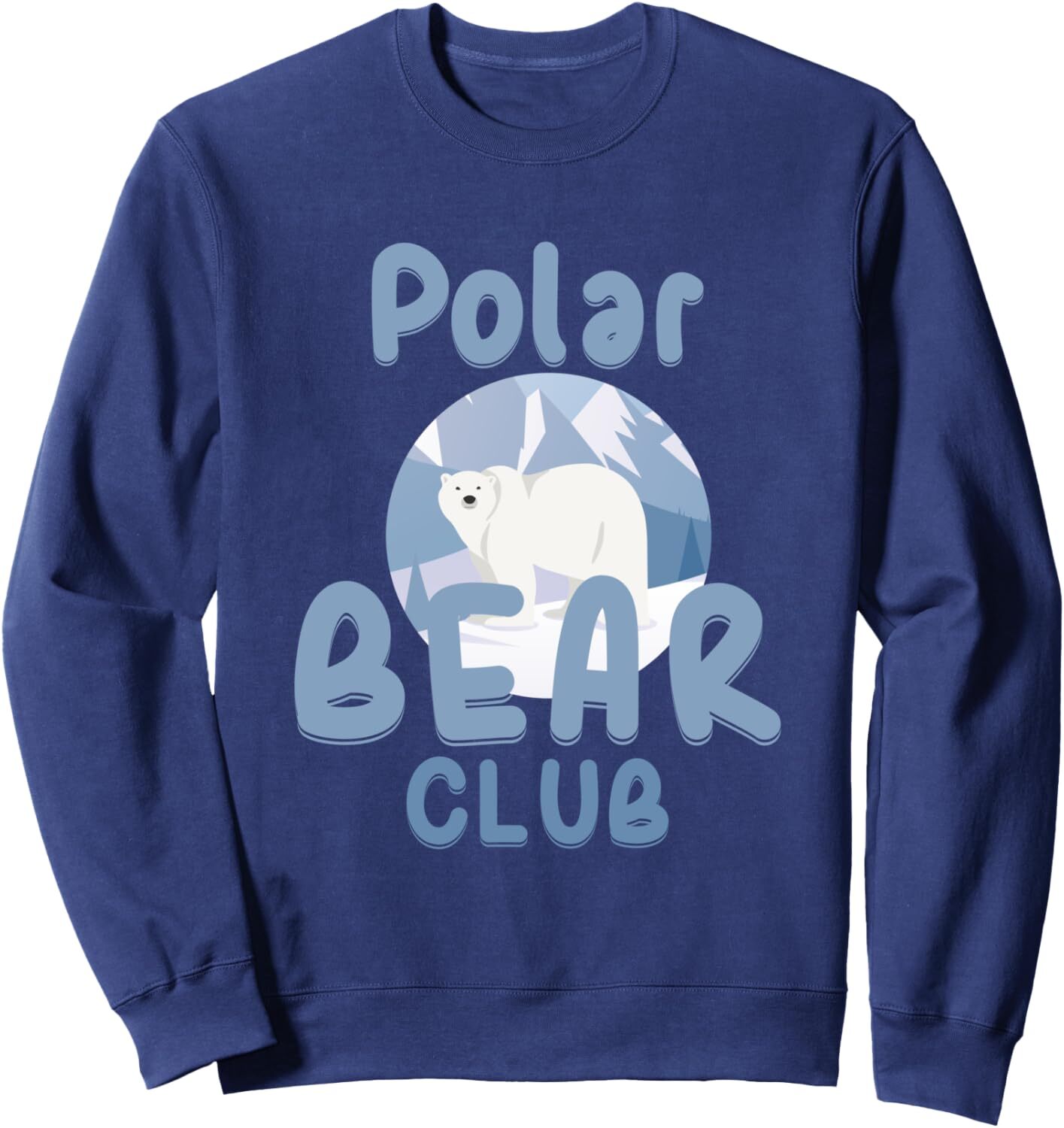 Long Sleeve Shirts For Men Sweatshirt Polar Bear Club Snow Ice Animal Funny Gift Sweatshirt T Shirt Tee Streetwear Casual Tops Clothes Free shipping