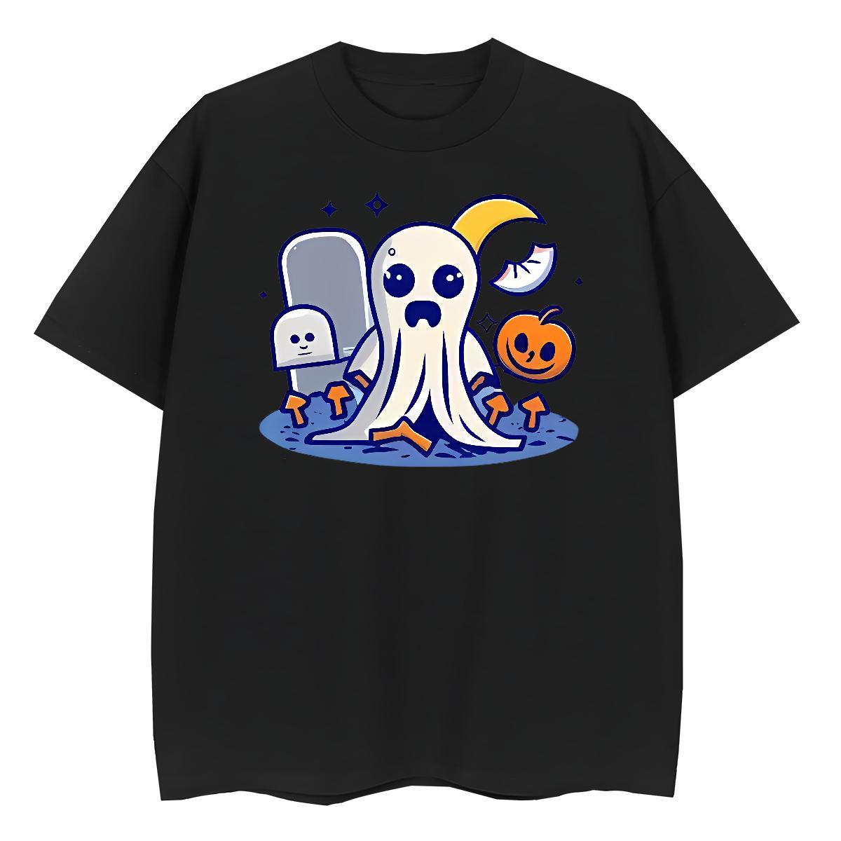 Classic Casual Men Tops Tees monster Beach 230g Pure Cotton Tshirts Breathable Short Sleeve Unisex Men T Shirts Custom Print Oversized