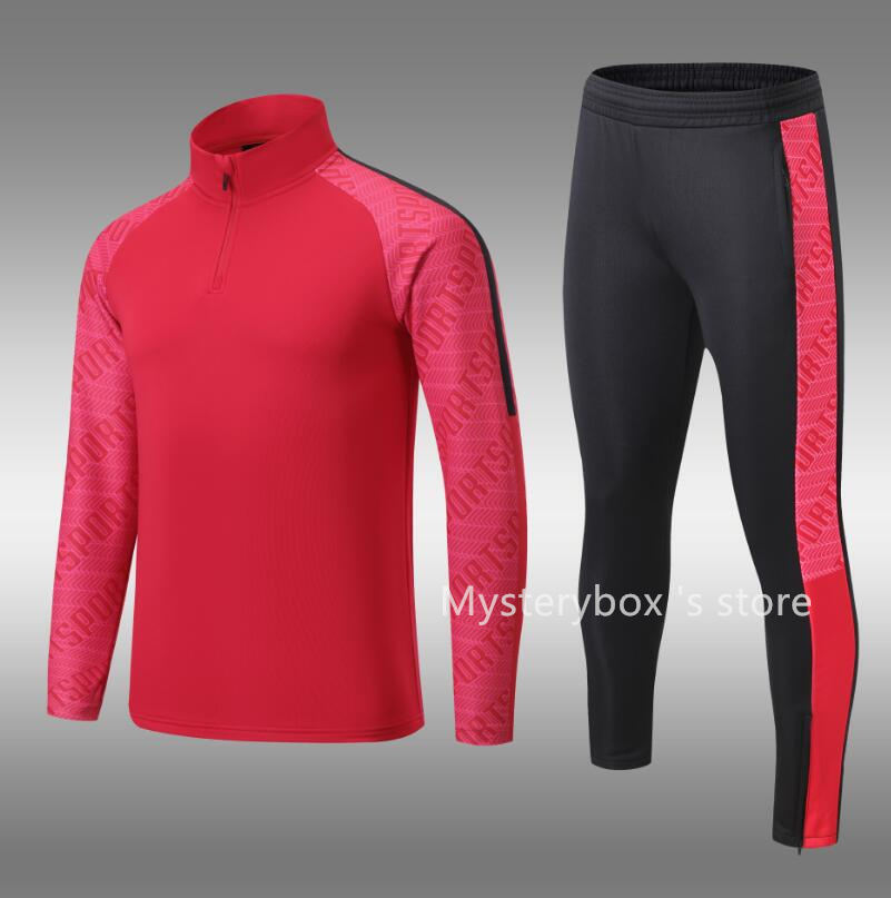 Discount sportswear Soccer 1/2-Zip Drill Top Tracksuits Football Clothing Mysterybox 's store sportswear for gym training Dropshipping Accepted w