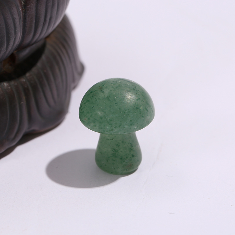 2CM Mushroom Reiki Healing Chakra Natural Stone Ornament Quartz Mineral Crystal Tumbled Gemstone Home Decoration Jewelry Making
