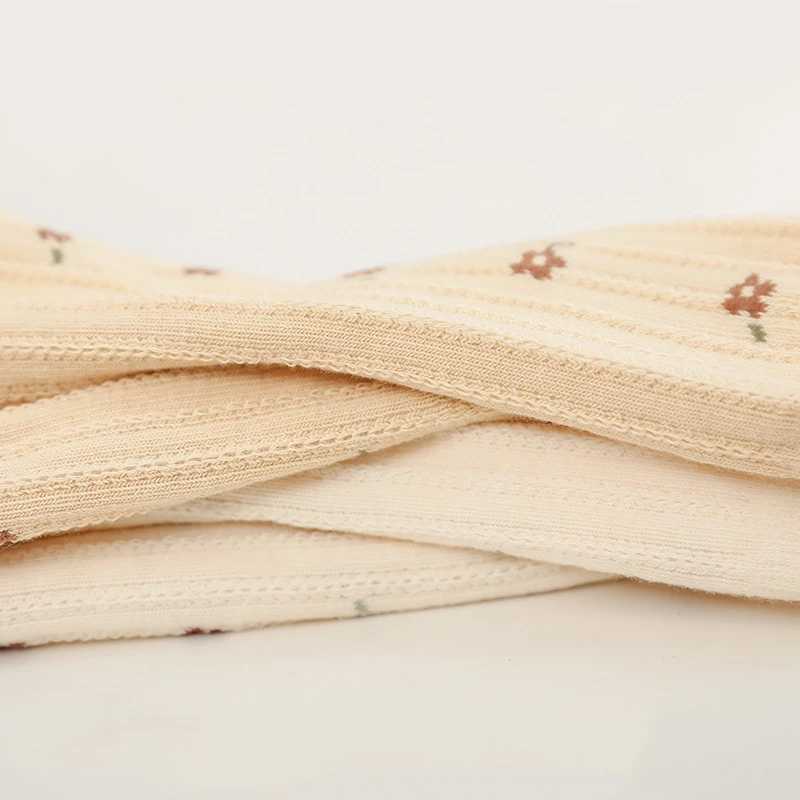 Spring Autumn Children Girls Flower Socks School Student Uniform Mid Calf Long Sock Baby Kids Princess Middle Tube Stockings CL240824