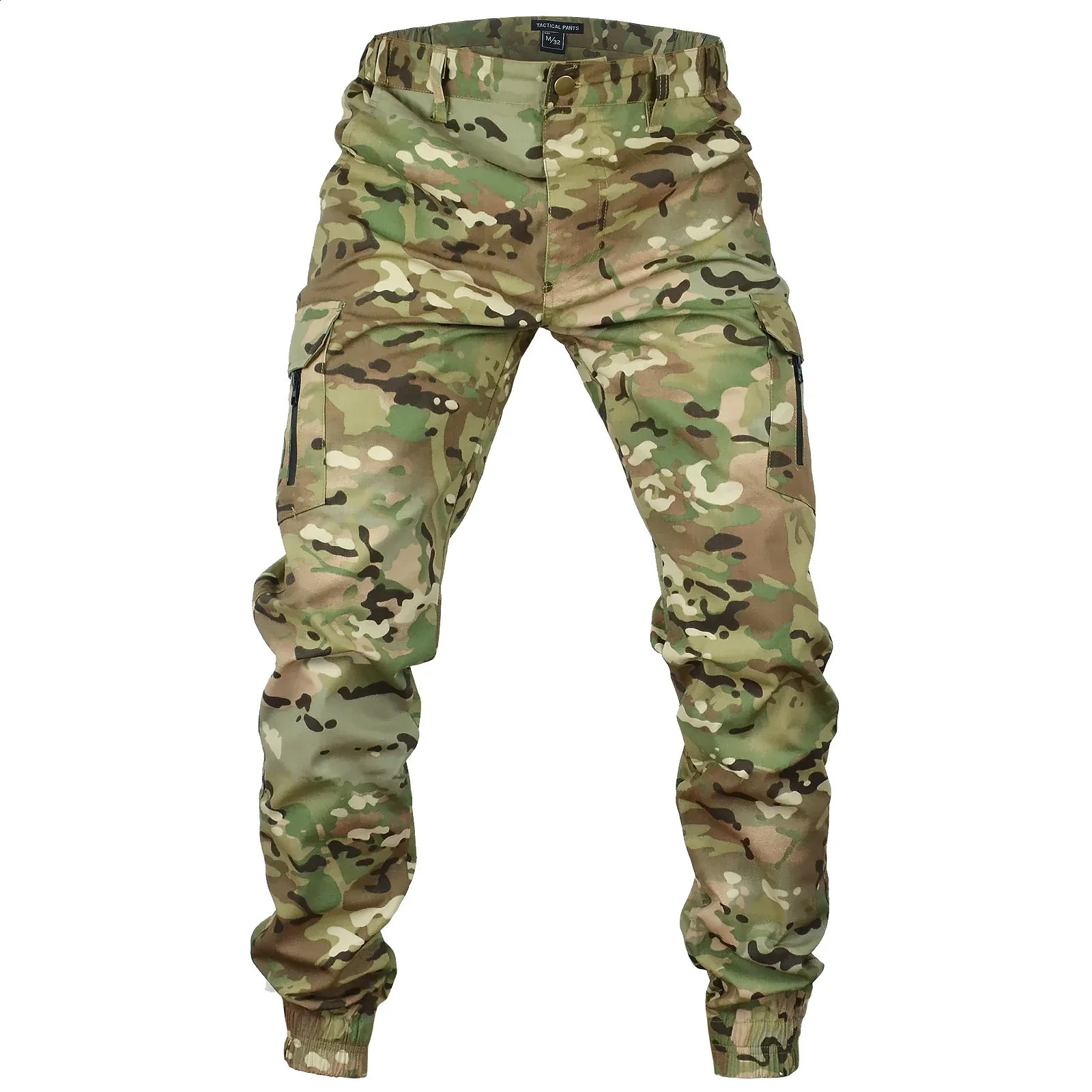 Mege Tactical Camouflage Jogger Outdoor Anti Tear Cargo Pants Work Clothes Hiking Hunting Combat Soldiers Street Clothing 240823