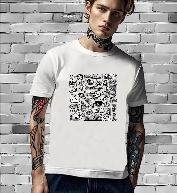 Comfortable Man T Shirts 100% Cotton 230g skull Street Wear White Plus Size Breathable Short Sleeve Men Tshirts Designer Tops Shirt