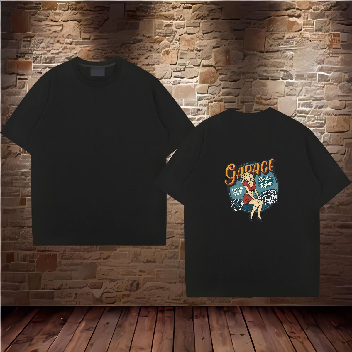 Free Shipping T Shirt For Man 100% Cotton 230g character Hip Hop Plus Size Custom Breathable Soft Men Tshirts New Designer Tops Tees