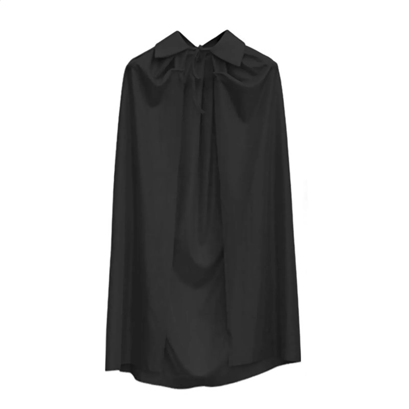 Halloween Cape cosplay wizard death witch dress party black hooded cape womens clothing horror 240823