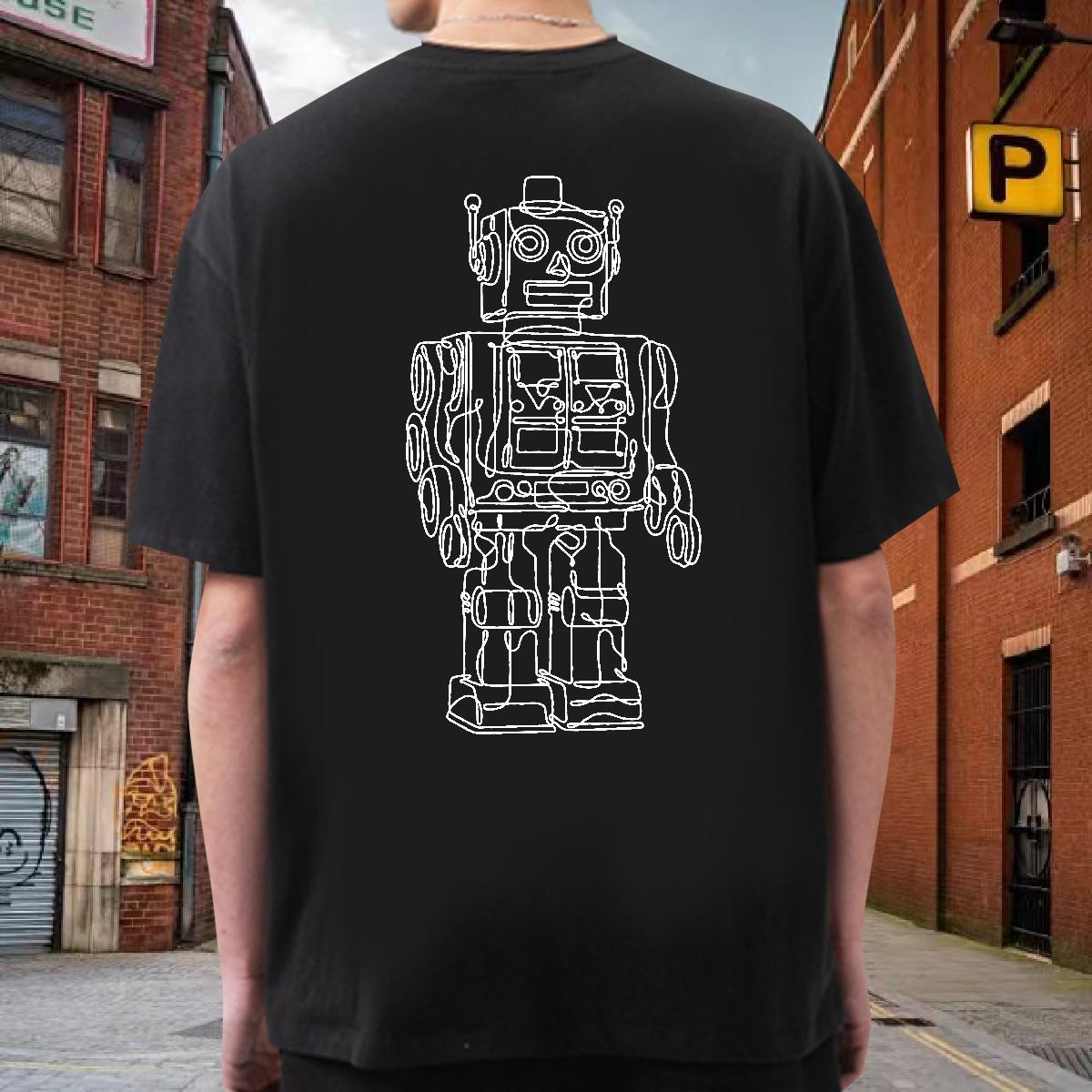 Cool Design T-Shirts 230g 100% Cotton ET Summer Casual DIY Printed Crew Neck Mens Tshirts Free Shipping Tees Shirts
