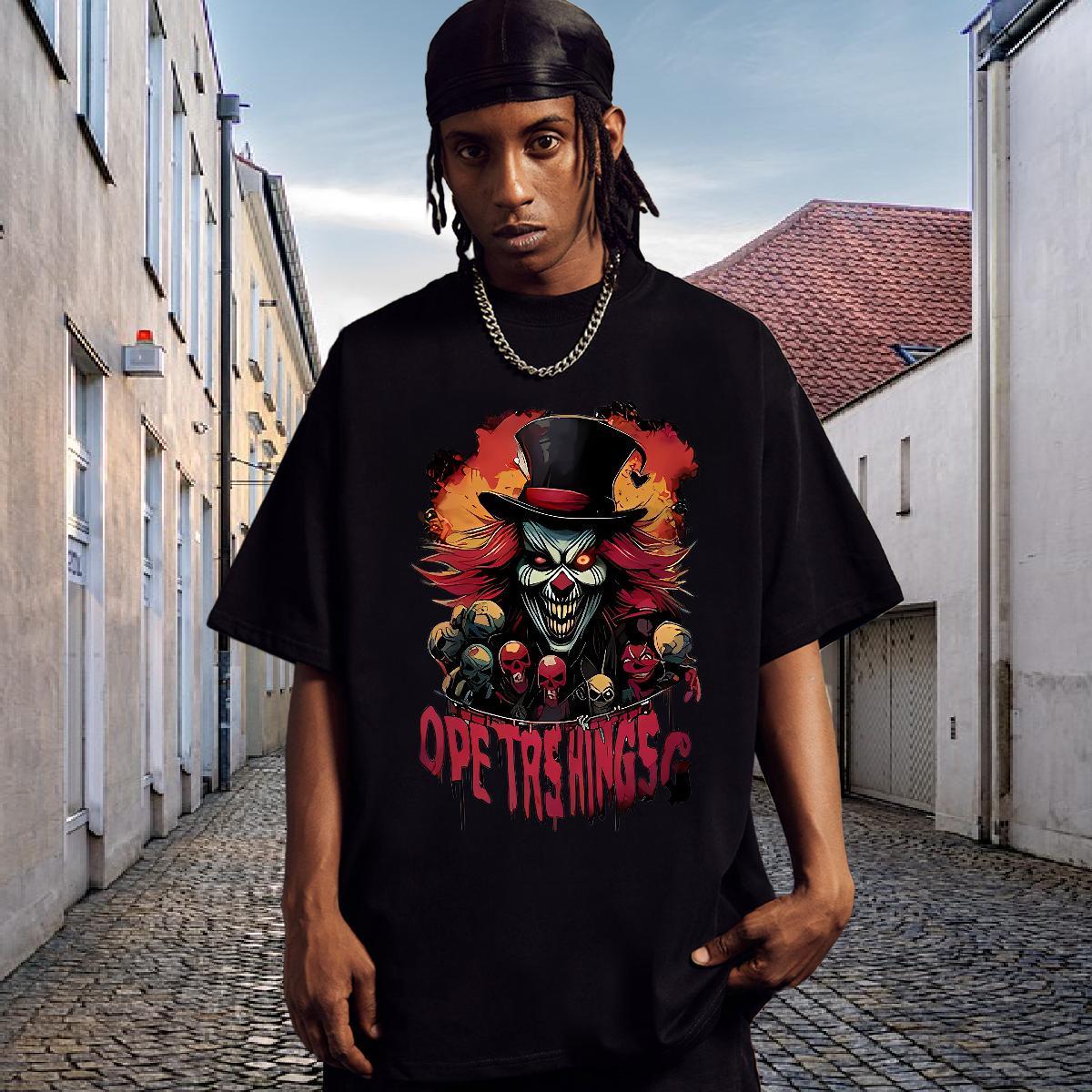 Designer Mens T Shirts 100% Cotton 230g skull Summer Casual Custom Big Size Crew Neck Breathable Couples T Shirts Free Shipping Clothes