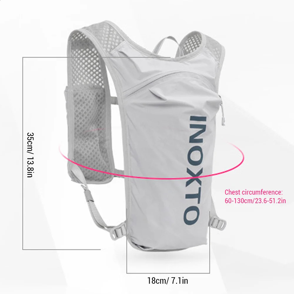 5L Running Moisturizing Tank Backpack Breathable Slow Sports with 15L Water Bladder Circulation Bag 240823