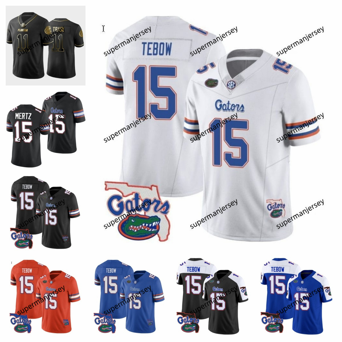 2024 NCAA Custom Florida Gators Football Jersey All Stitched Men Women Youth
