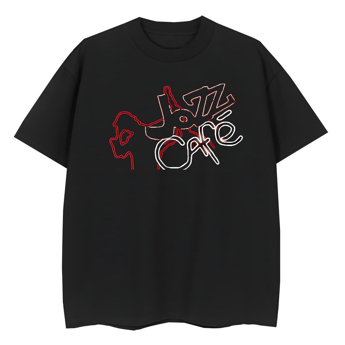 Soft T Shirts Men 230g Cotton letter Street wear Hip Hop DIY Breathable Short Sleeve Men Clothes T-Shirt Fashion Casual Wear