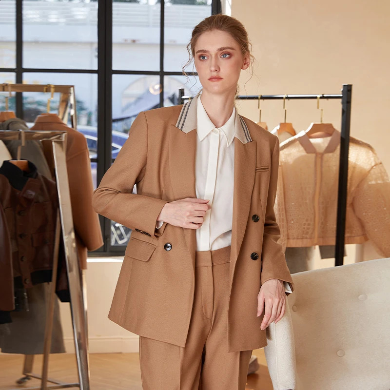 K1394W Australian Womens Wool Jacket Set Office Clothing Casual Business w240824
