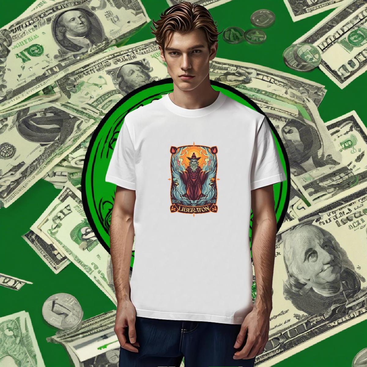 Unisex T shirt 230g 100% Cotton skull Summer Casual White Plus Size Breathable Tshirt for Man Woman Factory Direct Wear