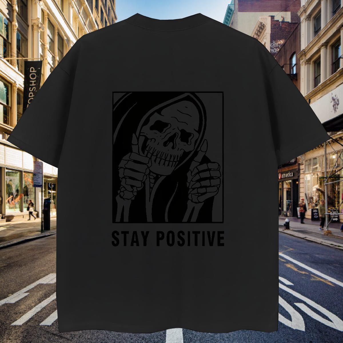 Designer T-Shirts 230g Pure Cotton skull Casual Custom Print Oversized Breathable Soft Tshirts Brand Top Tees