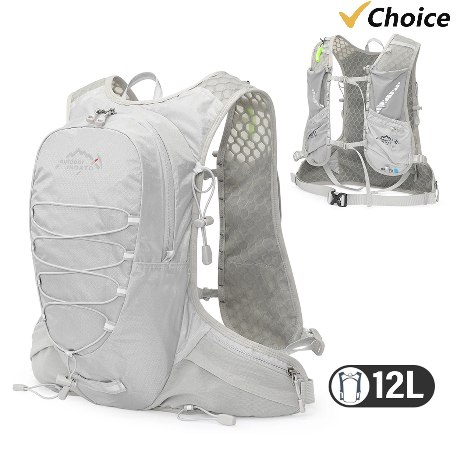 12L bicycle moisturizing backpack lightweight cycling vest outdoor running camping mountain equipment 240823