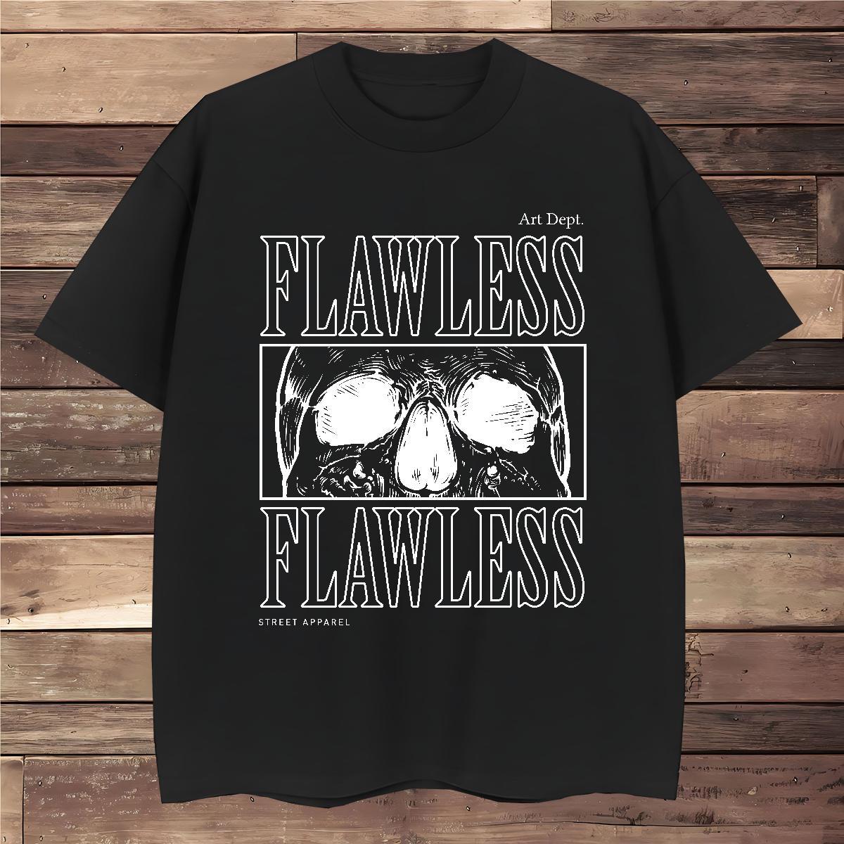 Cool T shirt 230g Pure Cotton skull Anime Printing Street Plus Size Cartoon Breathable Crew Neck Tshirt for Man Woman Fashion Design Tshirts