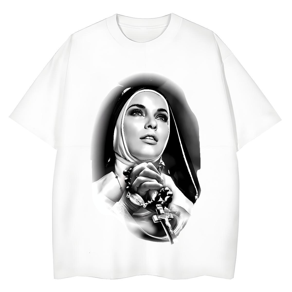 Brand Couples T Shirts 230g Cotton nun Outdoor T-Shirts Crew Neck Breathable Skull Clothes