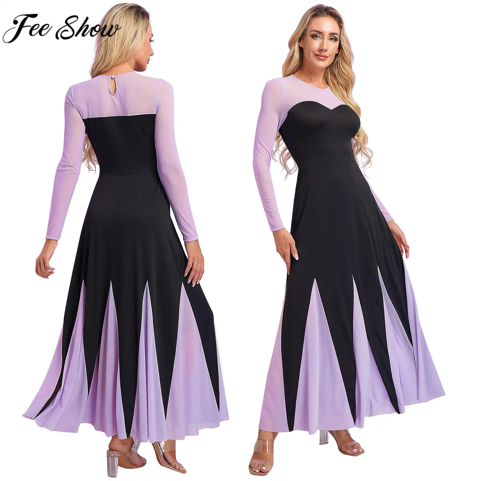 Womens mermaid Ursula cosplay costume Halloween themed party makeup octopus long sleeved ALine Maxi dress w240824