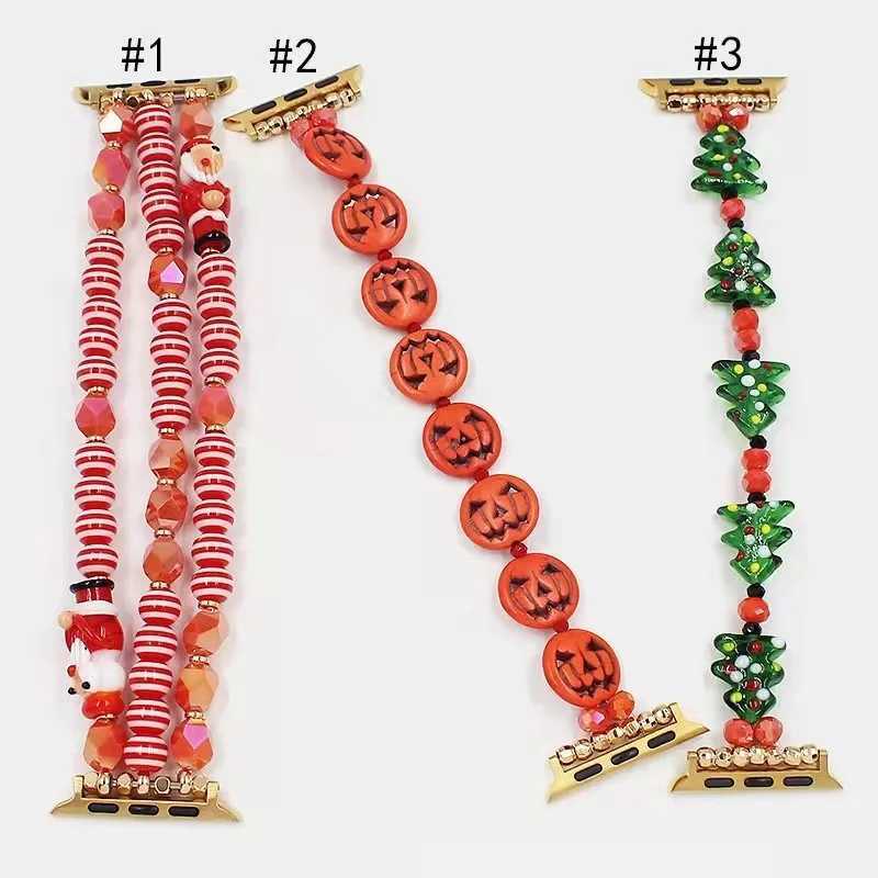 Christmas strap for iwatch ultra 49mm Series 8 7 41mm 45mm 38/42mm luxury Jewelry Bracelet iwatch band 6 SE 5 4 3 40mm 44mm Z240824