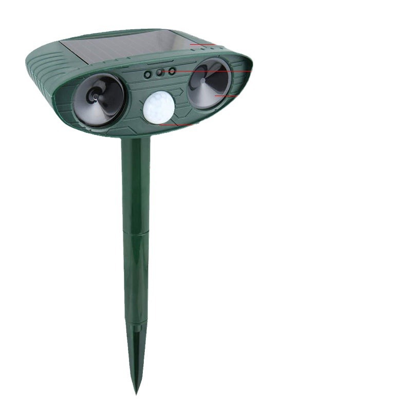 Solar powered animal repellent cross-border source infrared repellent cat repellent dog repellent solar powered ultrasonic repellent