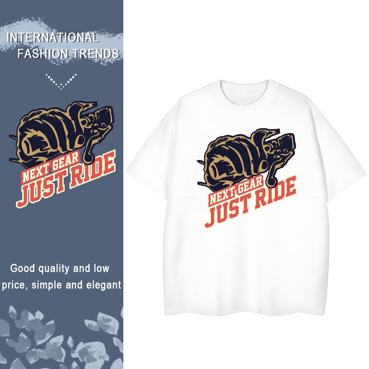 Comfortable Mens T Shirts 100% Cotton 230g tool High Street Hip Hop Custom Printed Short Sleeve Soft Tshirts New Arrival Tops Shirt