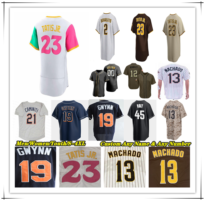Baseball Jersey Jake Cronenworth Manny Machado Jurickson Profar Jackson Merrill Ha-Seong Kim Luis Arraez Xander Bogaerts Fernando Tatis Jr. Dylan Cease Tony Gwynn 4X