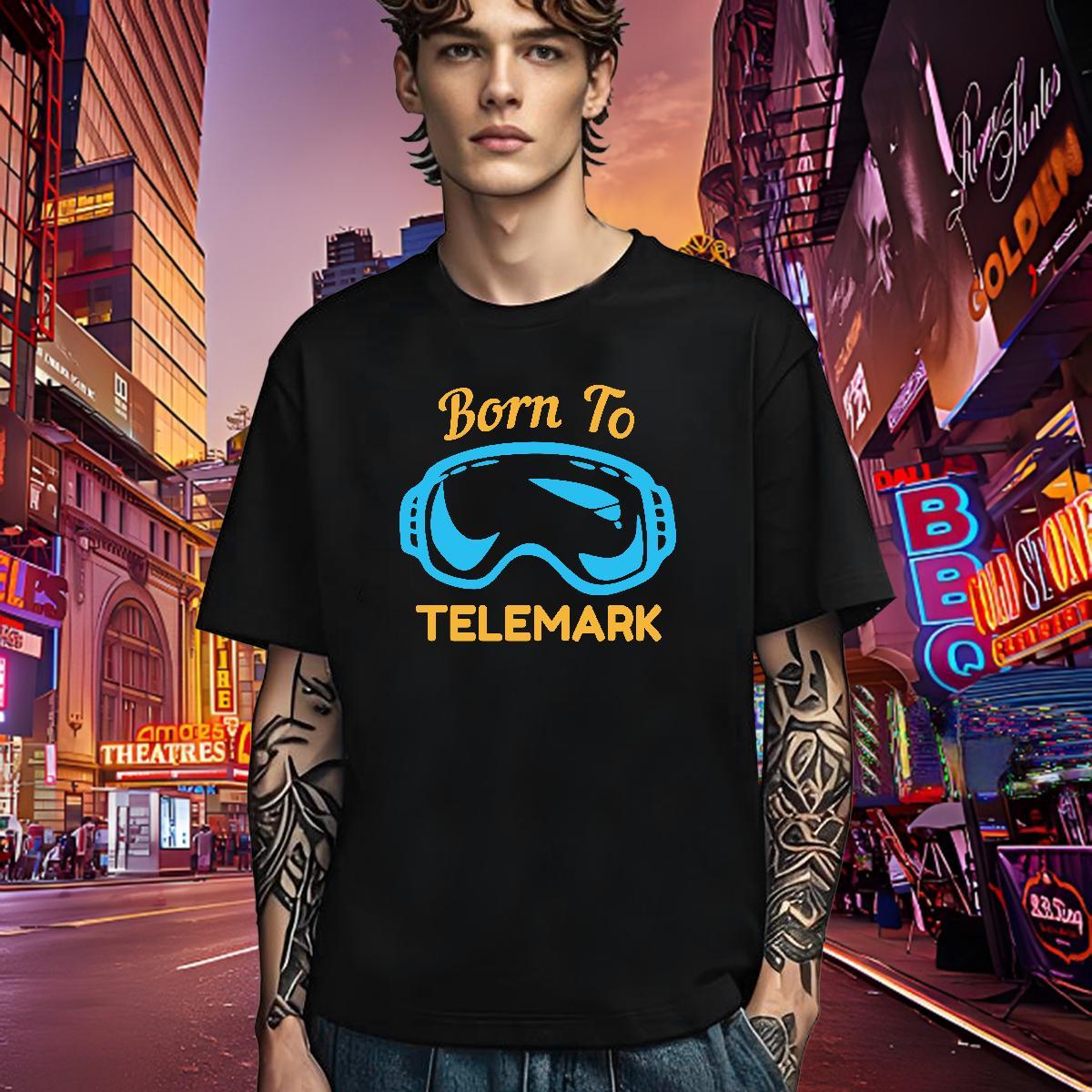 Loose Fit T shirt 100% Cotton 230g swimming goggles High Street Hip Hop DIY Printed Short Sleeve O-Neck Men Tshirts 2024 Tees Shirts