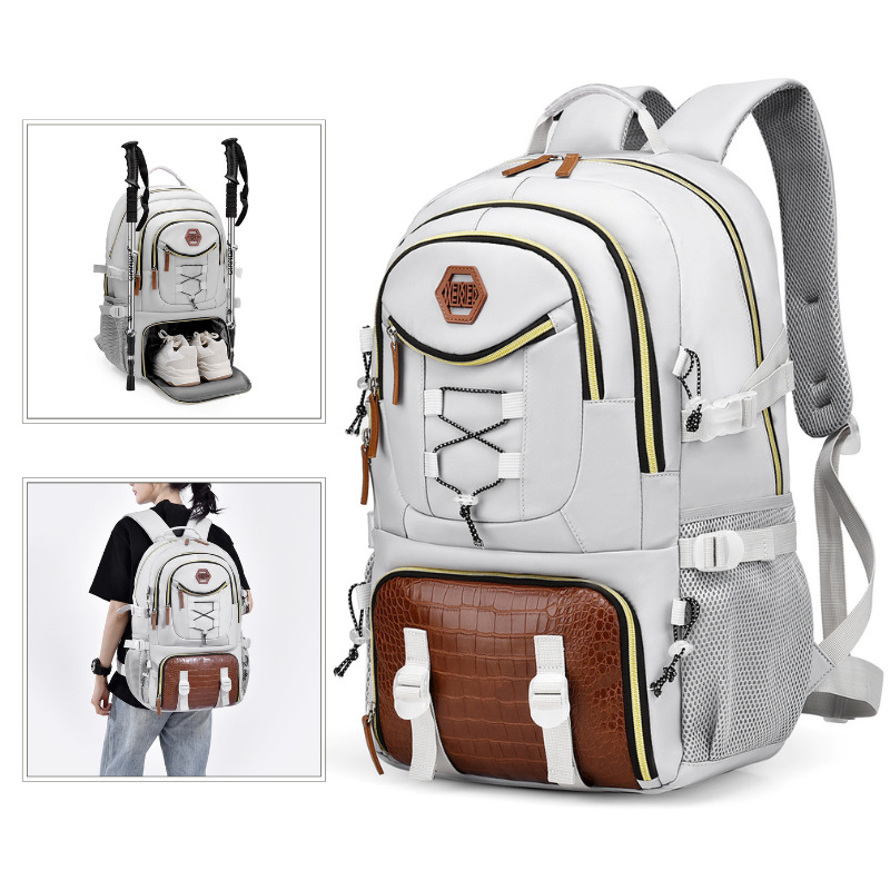 High-value Backpack Multi-purpose Large-Capacity Travel Bag Mountaineering Bag Oxford Cloth Backpack Free shipping