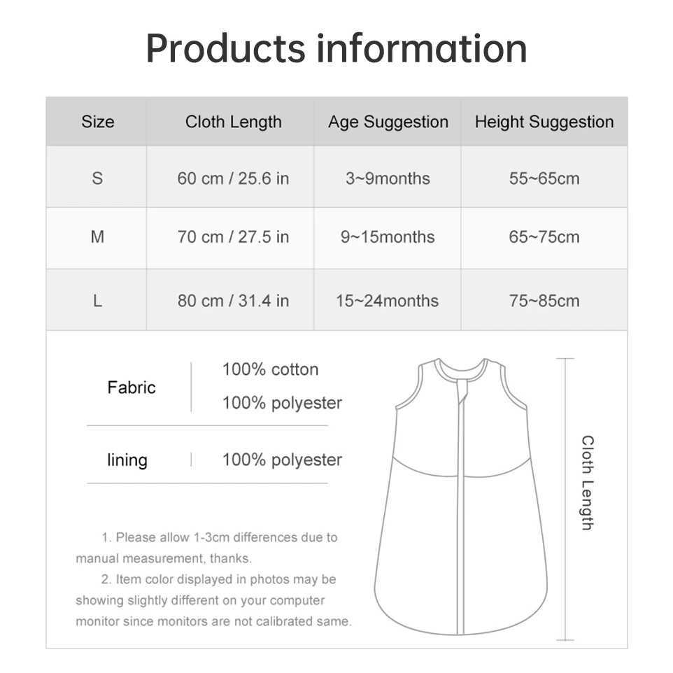 Baby Sleepsack 3-24Months Autumn Baby Sleeping Bag Blanket 1.5Tog Doudou Soft Feeling Starfish Shell Print Vest Style M240824