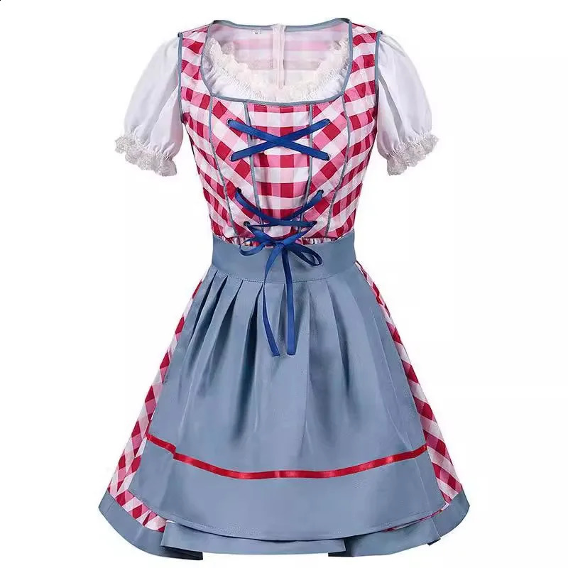 Halloween Carnival costume German Beer Festival split style hanging pants set Bavarian womens clothing 240823