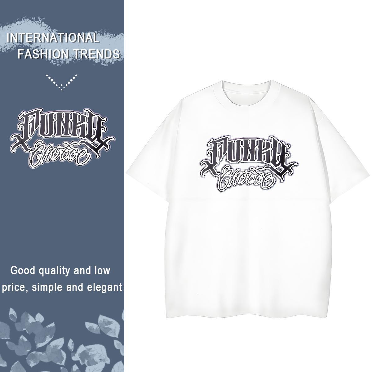 Brand Tshirt for Man Woman 100% Cotton 230g letter Daily Wear T-Shirts for Women Breathable Soft Anime Tees