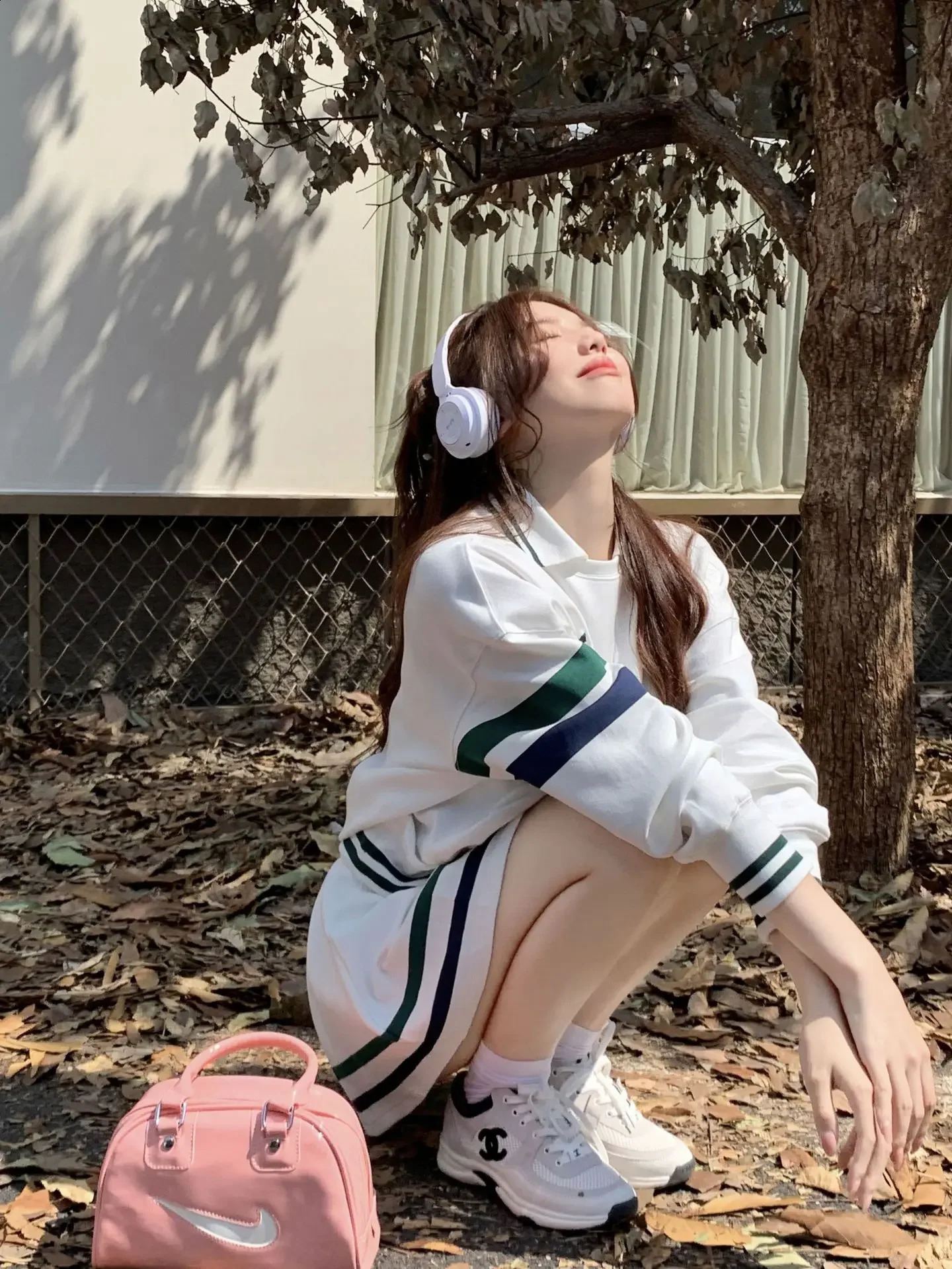 Lady Casual Sport Skirt Badminton Sets Women Sportswear Suit White Sweater and Skirt Two-Piece Tennis Skirt Short Ventilate 240823
