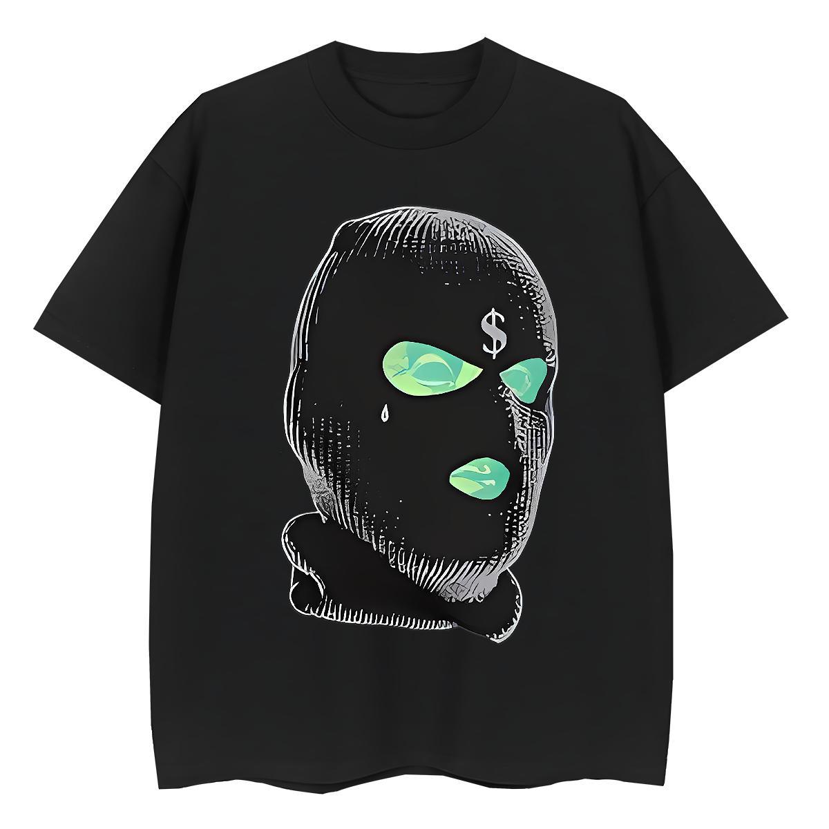Brand T Shirts Men 230g 100% Cotton portrait Street Casual Asian Size Short Sleeve Soft Tshirt for Man Woman Wholesale Tee Shirt