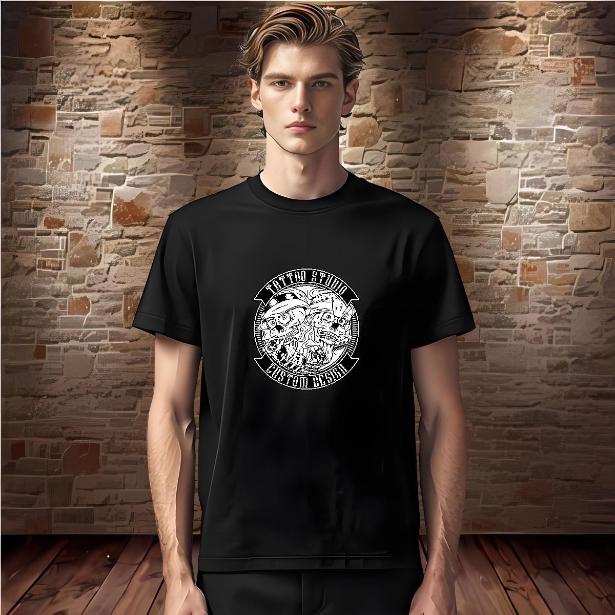 Cool Design Men T Shirts 230g 100% Cotton logo Outdoor DIY Logo Oversized Breathable Short Sleeve Couples T Shirts Classic Casual Clothes
