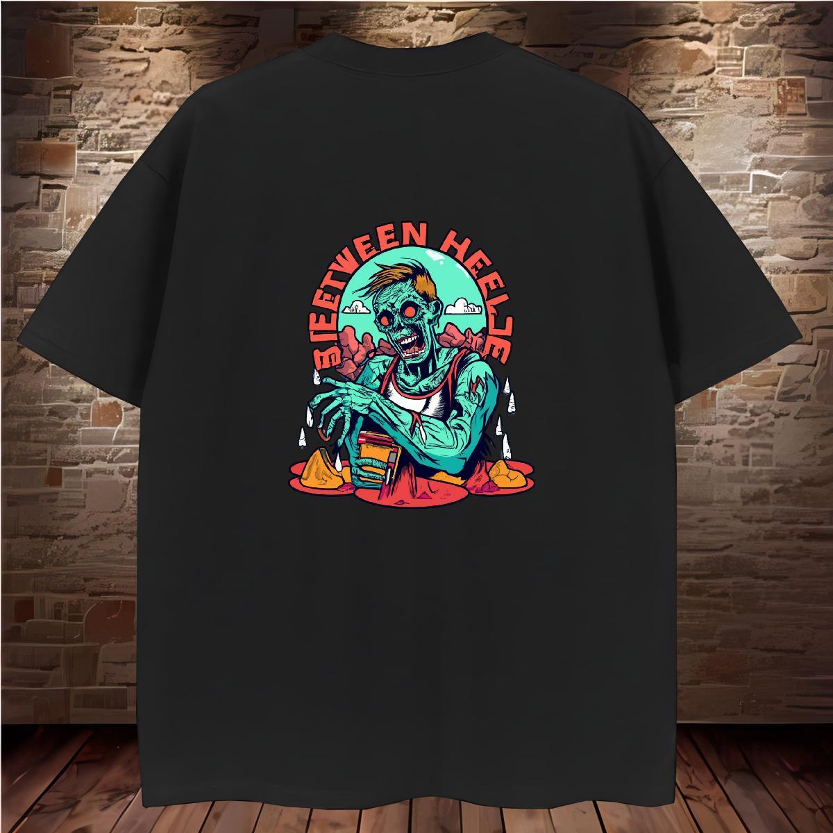 Designer T-Shirts 230g Pure Cotton skull Hip Hop Street Customized Breathable Short Sleeve Couples T Shirts Classic Clothings