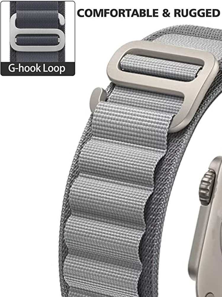 Alpine Loop for Apple Watch Ultra 2 Band 49mm 44mm 45mm 40mm 41mm 42mm 38mm correa iwatch Bracelet Series 9 8 7 SE 6 5 4 3 Strap W240824