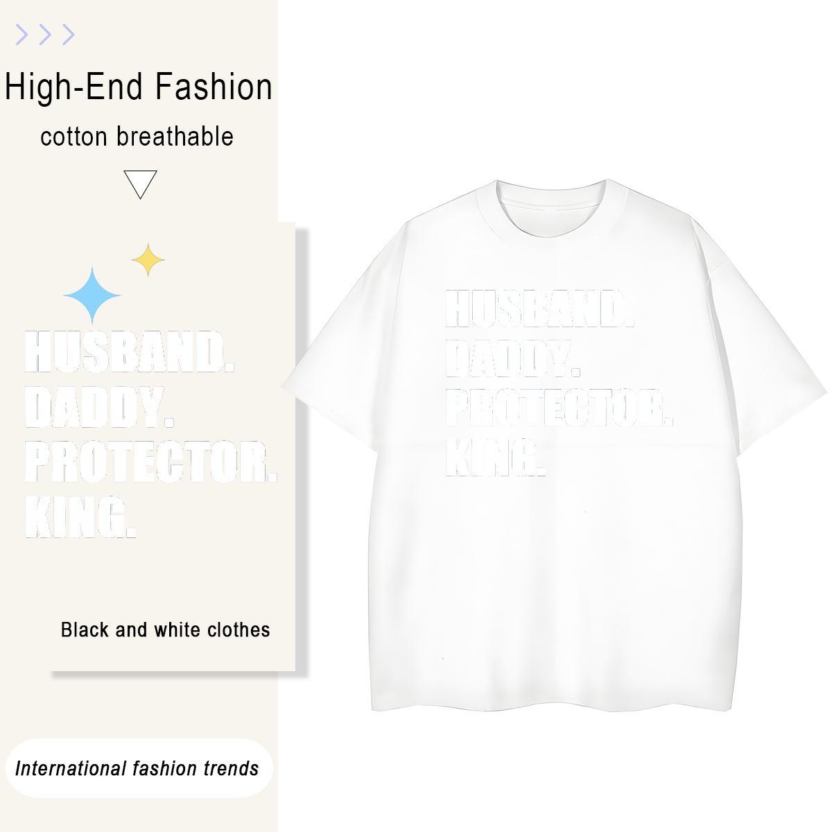 Loose Men T Shirts 230g Pure Cotton letter Outdoor Custom Printed O Neck Short Sleeves Couples T Shirts Fashion Casual Clothings
