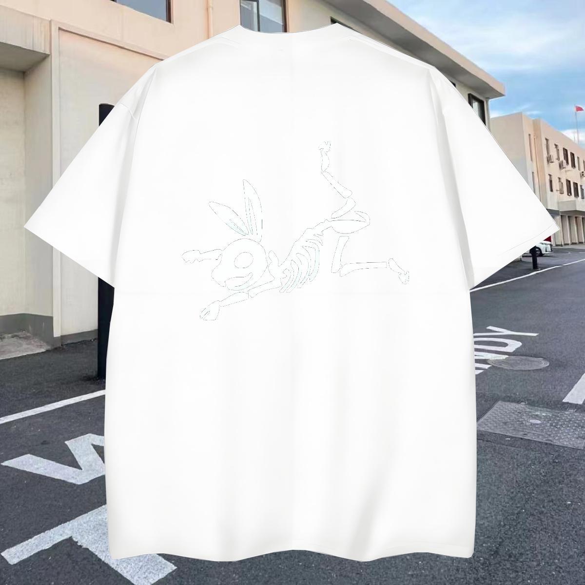 Popular Man T Shirts 100% Cotton 230g skull Sports Casual Custom Cartoon O Neck Short Sleeves Mens Tshirts Stylist Clothings