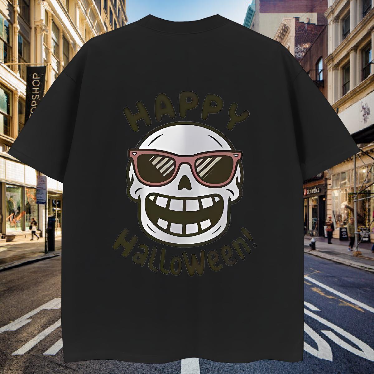 Designer T Shirts Men 230g 100% Cotton skull Hip Hop Oversized 3XL 4XL Short Sleeve Soft Tshirt for Man Woman Customized Tees